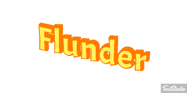 Flunder Texteffekt