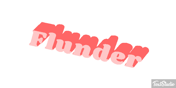 Flunder Texteffekt