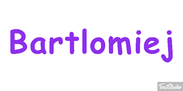 Bartłomiej Efekt tekstowy