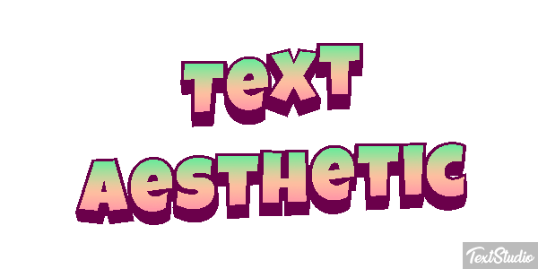 Text Aesthetic Text effect
