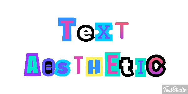 Text Aesthetic Text effect