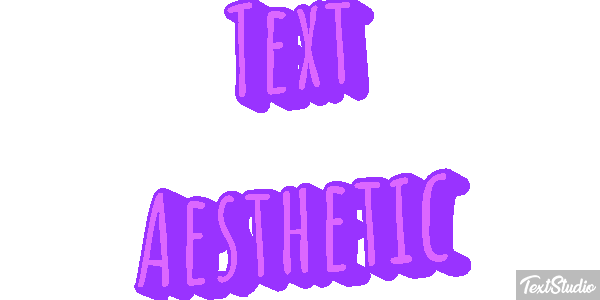 Text Aesthetic Text effect