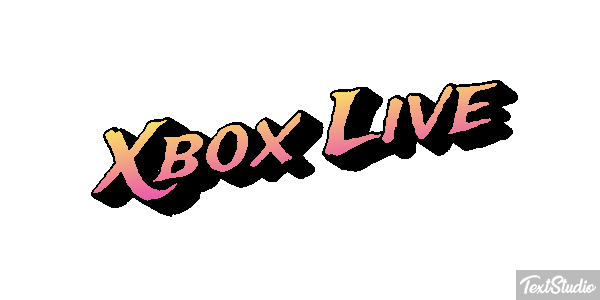 Xbox Live Texteffekt