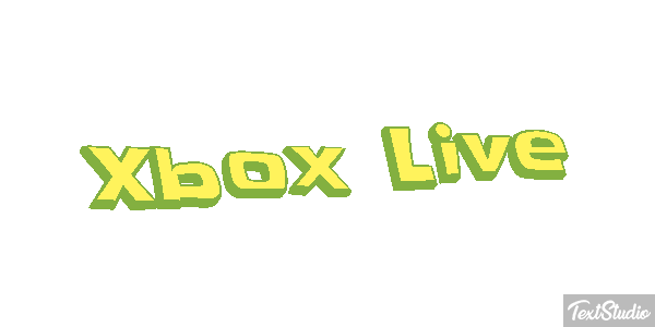 Xbox Live Texteffekt
