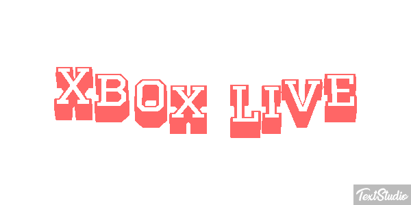 Xbox Live Texteffekt