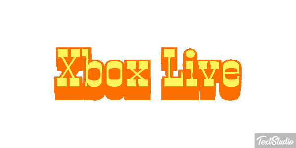 Xbox Live Texteffekt
