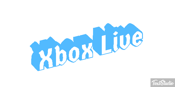 Xbox Live Texteffekt