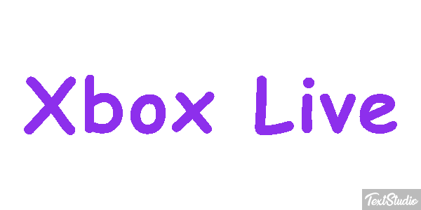 Xbox Live Texteffekt
