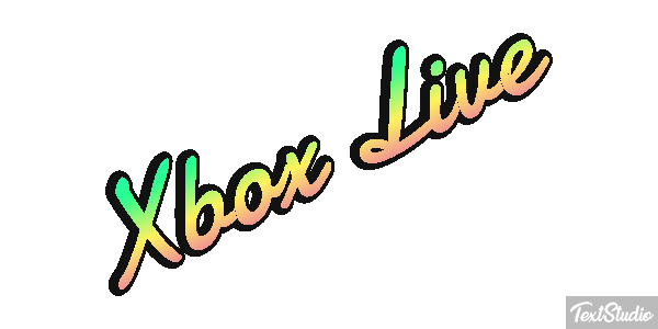 Xbox Live Texteffekt