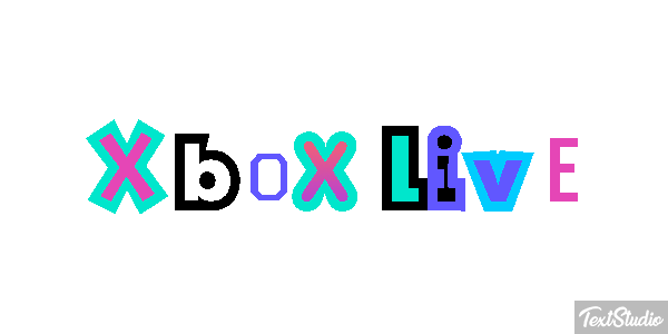 Xbox Live Texteffekt