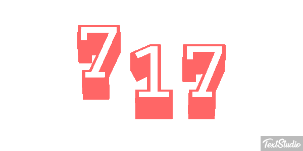 717 Text effect