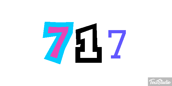 717 Text effect