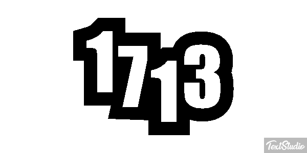 1713 Texteffekt
