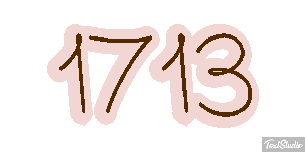 1713 Texteffekt