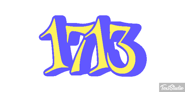 1713 Texteffekt