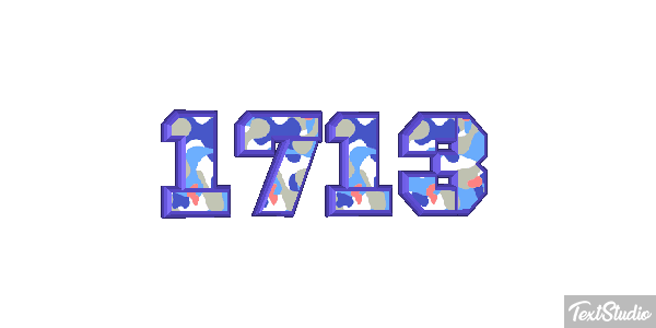 1713 Texteffekt