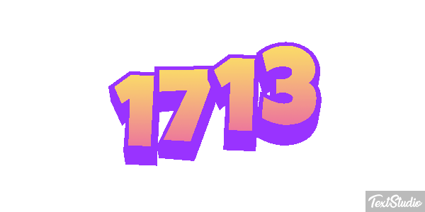 1713 Texteffekt