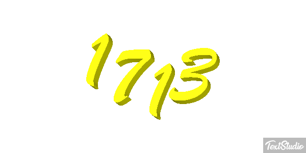 1713 Texteffekt