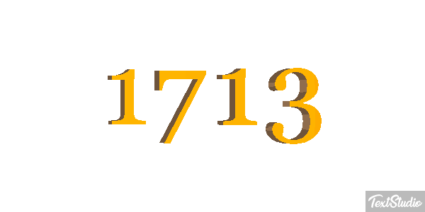 1713 Texteffekt