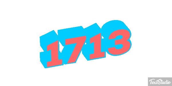 1713 Texteffekt