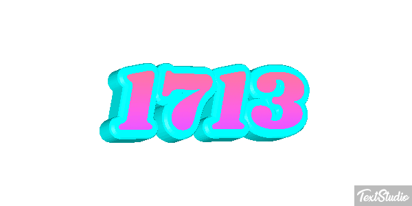 1713 Texteffekt