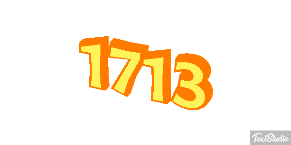 1713 Texteffekt