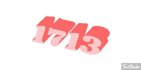 1713 Texteffekt