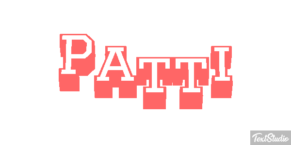 Patti Текстовый эффект