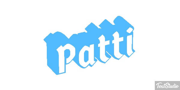 Patti Текстовый эффект