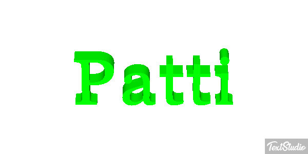 Patti Текстовый эффект