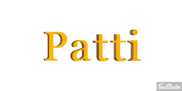 Patti Текстовый эффект