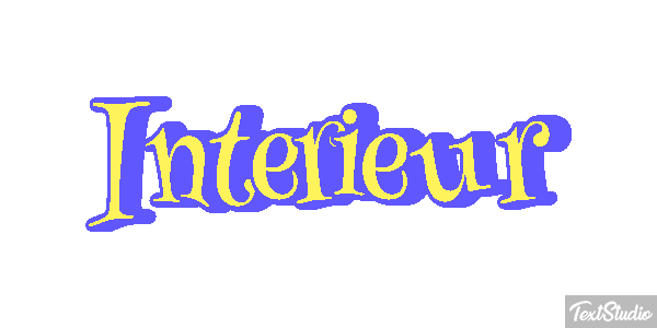 Intérieur Effet de texte