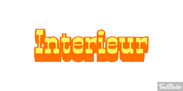 Intérieur Effet de texte
