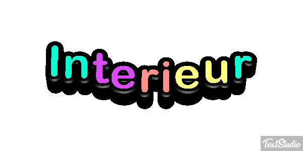 Intérieur Effet de texte