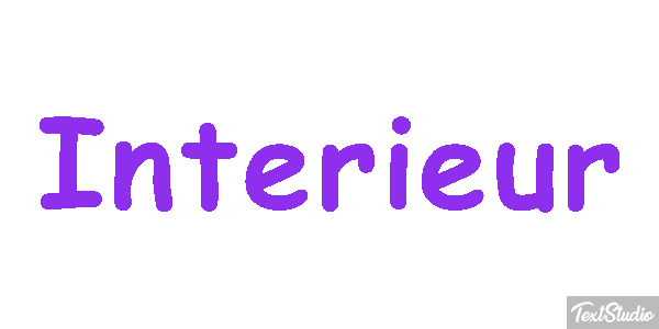 Intérieur Effet de texte