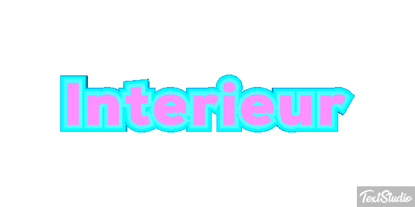 Intérieur Effet de texte
