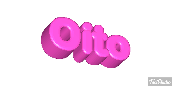 Oito Effet de texte