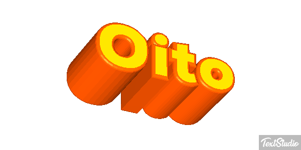 Oito Effet de texte