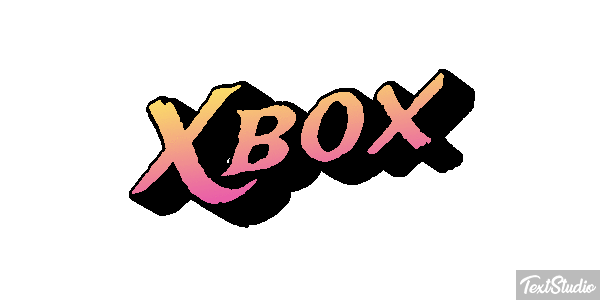 Xbox Effetto testo
