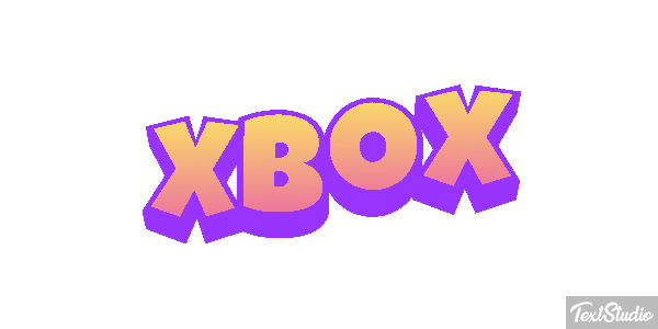 Xbox Effetto testo