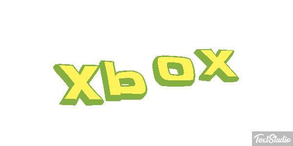 Xbox Effetto testo