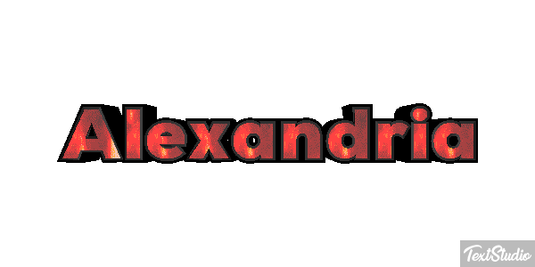 Alexandria Effetto testo