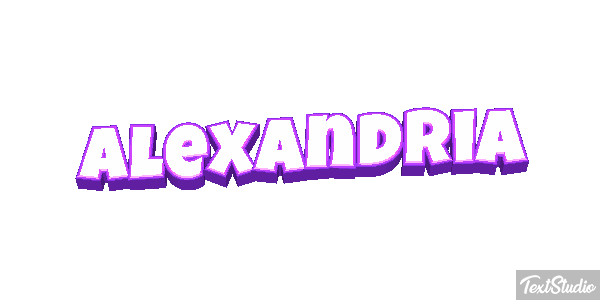 Alexandria Effetto testo