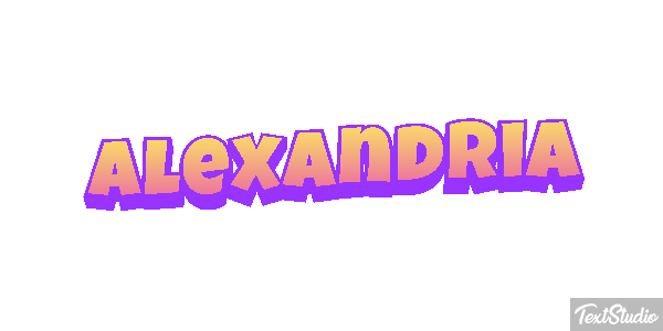 Alexandria Effetto testo