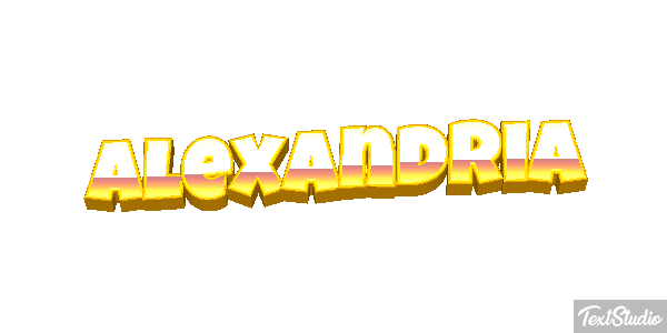 Alexandria Effetto testo