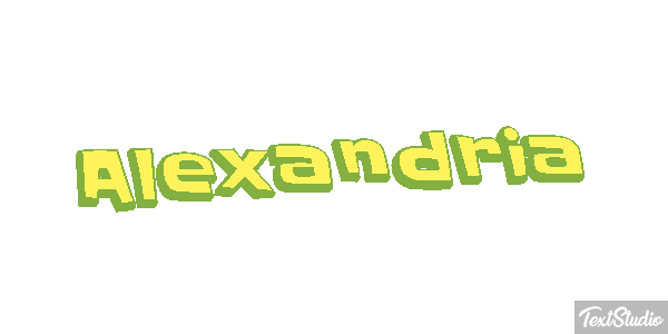 Alexandria Effetto testo