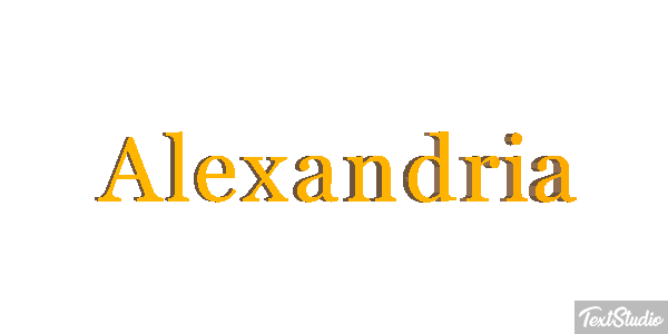 Alexandria Effetto testo