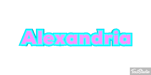 Alexandria Effetto testo