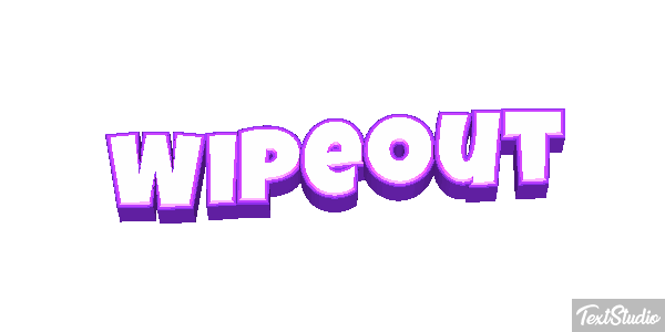 Wipeout Efeito do texto