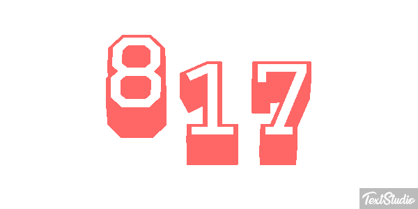 817 Effet de texte